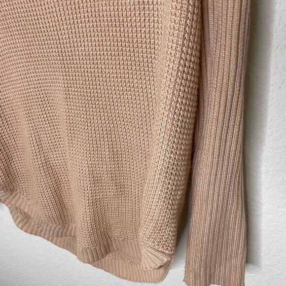 Calvin Klein Blush Pink Chunky Knit Sweater Women’s size Medium - Picture 2 of 5